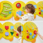 VIGA Large Wooden Caterpillar Activity Board