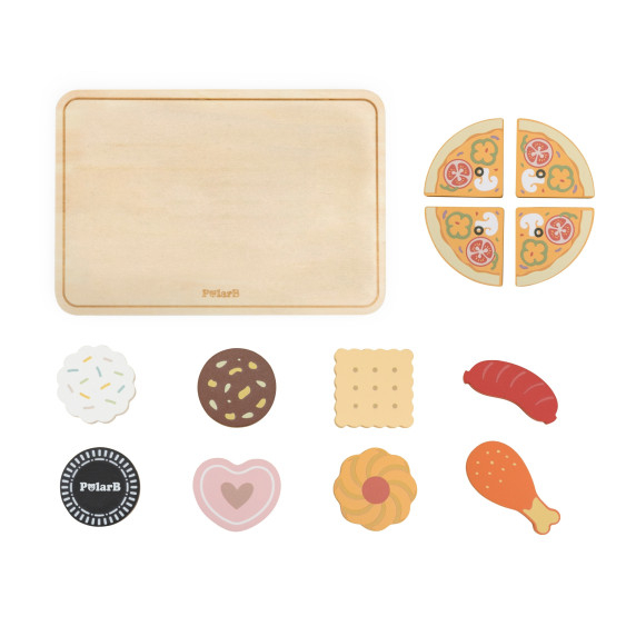 VIGA Wooden Kitchen Oven Set for Baking Sweet and Savory Dishes 12 pcs.