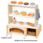 VIGA Wooden Mini Bakery Shop Baked Goods Stand 16 pcs.