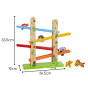 VIGA Wooden Slide for Animals Jungle 7 pcs.