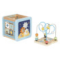 TOOKY TOY Wooden Activity Cube Space Sorter Maze