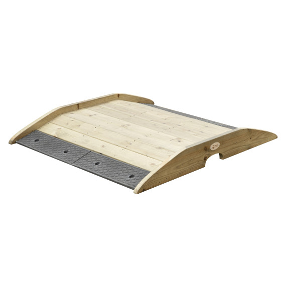 CLASSIC WORLD EDU Wooden Ramp Bridge Access Road Bike Track