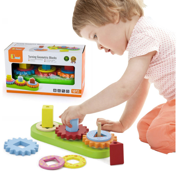 Viga Wooden Educational Shape, Color and Pattern Sorter