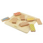 MASTERKIDZ Montessori Double-Sided Tactile Visual Puzzle Blocks