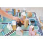 VIGA PolarB Wooden Model with City Blocks 56 pcs.