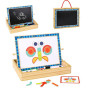 TOOKY TOY Magnetic Chalk Board 2 in 1 Shape Puzzle 117 Pieces FSC Certified