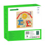 Tooky Toy Wooden Manipulative Board Opening and Closing Locks with Animals