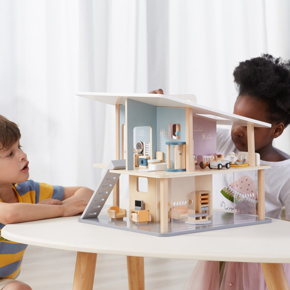 VIGA PolarB Wooden Dollhouse