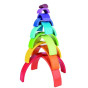 TOOKY TOY Wooden Puzzle Montessori Rainbow