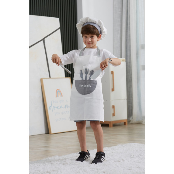 VIGA PolarB Chef's Costume Apron + Cap