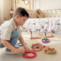 TOOKY TOY Wooden Fun Serso Arcade Ring Cross Game
