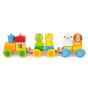 VIGA Wooden Stacking Train – Farm Animals 18M+ 17 pieces