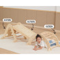 VIGA Wooden Ladder Pikler Climbing Triangle Montessori