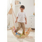 VIGA Wooden Rocker Bridge 2 in 1 Montessori Rainbow Swing