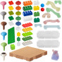MASTERKIDZ Freestanding Wooden STEM Board + Accessories