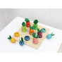 MASTERKIDZ Montessori Vegetables Educational Board Learning Numbers and Colors
