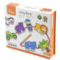 VIGA Wooden Threading Machine Intertwining Blocks Safari ZOO