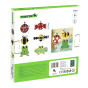 TOOKY TOY Wooden Educational Board Sorter Training Exercises String Button Buckle
