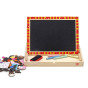 TOOKY TOY Wooden Double-Sided Puzzle Board Magnetic Puzzle Farm