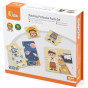 VIGA Wooden Puzzle Matching Professions