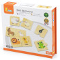 VIGA Wooden Puzzle Small and Large Animals