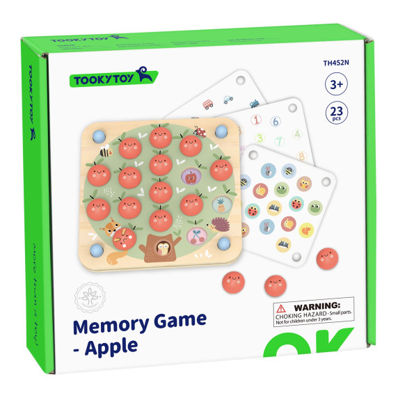 TOOKY TOY Memory Apple Memory Game