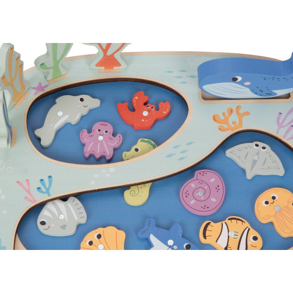 TOOKY TOY Catch a Fish Montessori Puzzle Skill Game