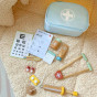 TOOKY TOY Wooden Little Doctor's Set in a Suitcase with Accessories