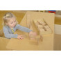 MASTERKIDZ Sensory Toy Recognize Letters, Numbers, and Shapes by Touch Montessori