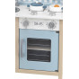 VIGA PolarB Wooden Kitchen with Accessories Silver - Blue
