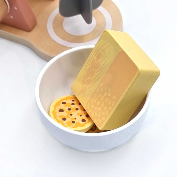 TOOKY TOY Wooden Mixer Set for Children + Accessories