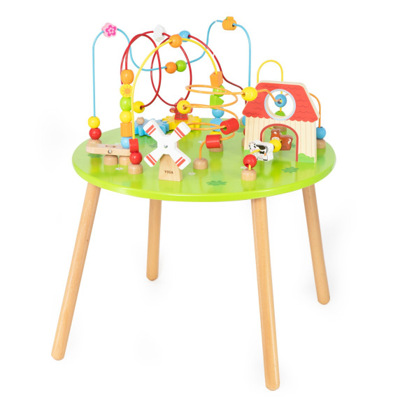 Viga Wooden Educational Sensory Table Intertwined XXL Montessori