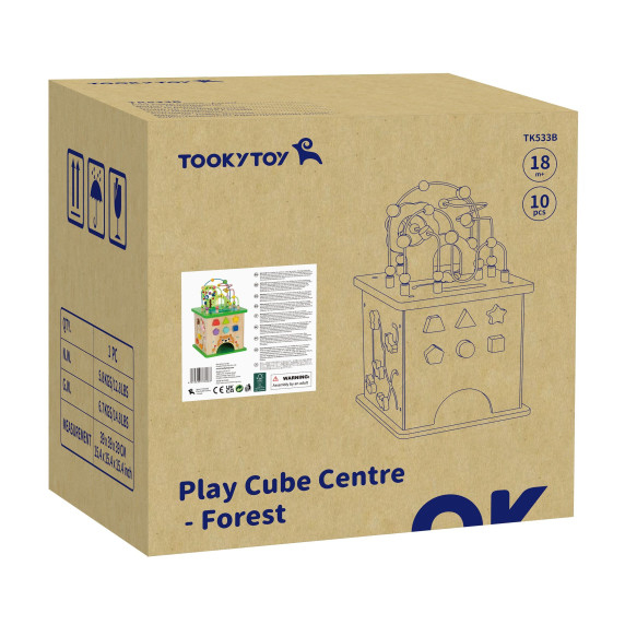TOOKY TOY Educational Cube Sorter Maze Intertwining 5-in-1