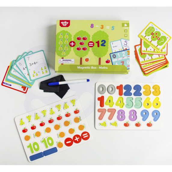 TOOKY TOY Wooden Magnetic Montessori Puzzle Game for Children