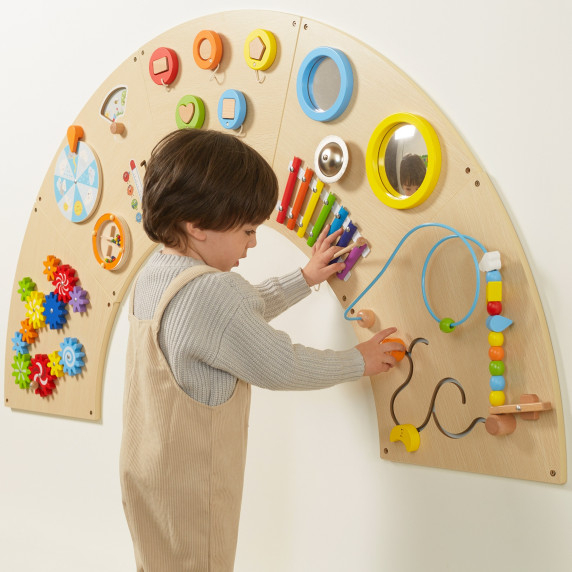 VIGA Montessori Arch Wall Manipulative Board