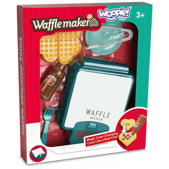 WOOPIE Waffle Maker Kitchen Set Food COLOR CHANGING 10 pcs.