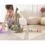 WOOPIE Electric Train Locomotive for Domino Blocks Dinosaur Orange