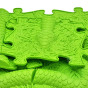 WOOPIE Sensory Mat Orthopedic Puzzle Snake Green 6 pcs.