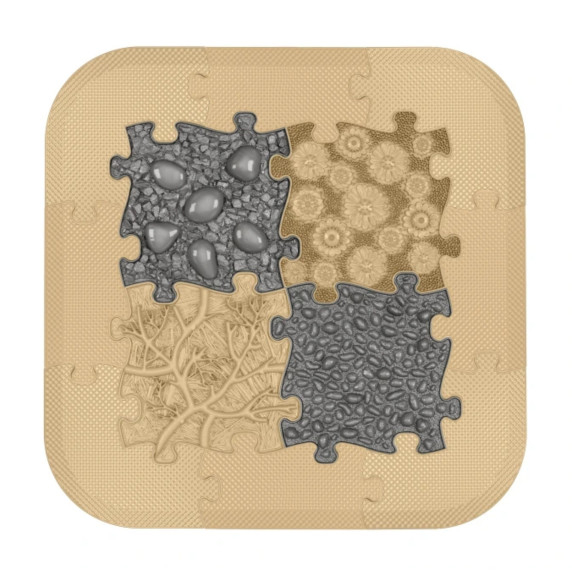 WOOPIE Orthopedic Sensory Mat for Home SPA 12 pcs.