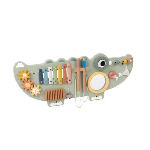 TOOKY TOY Trämanipuleringsbräda Krokodil 3 st.