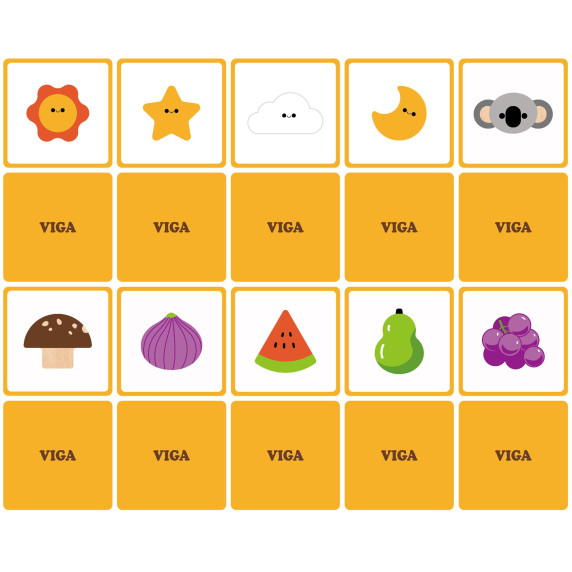 VIGA Wooden Blind Game Pattern Drawing