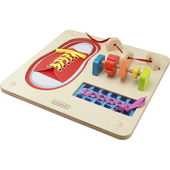 MASTERKIDZ Educational Board - Manual Dexterity Montessori Lacing