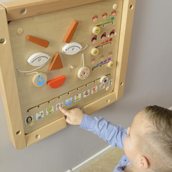 MASTERKIDZ How Are You Feeling? Montessori Emotional Learning Board