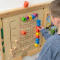 MASTERKIDZ Colorful Caterpillars Learning Numbers and Quantities - Montessori Educational Wall Board