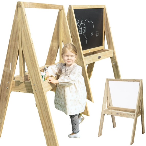 CLASSIC WORLD EDU Wooden Educational Easel