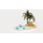 CLASSIC WORLD EDU Playground Water Toy Waterfall