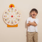 VIGA Wall Board Circle Show Emotions FSC Montessori Certificate