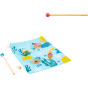 TOOKY TOY Wooden Whale and Fish Game Multifunctional 4 in 1