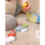 TOOKY TOY Cosmic Sleeping Moon Balancing Wooden Puzzle Threading Montessori Space