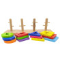 VIGA Wooden Montessori Shape Sorter Blocks
